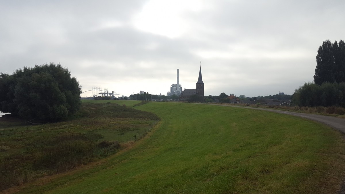 De skyline van Nijmegen.