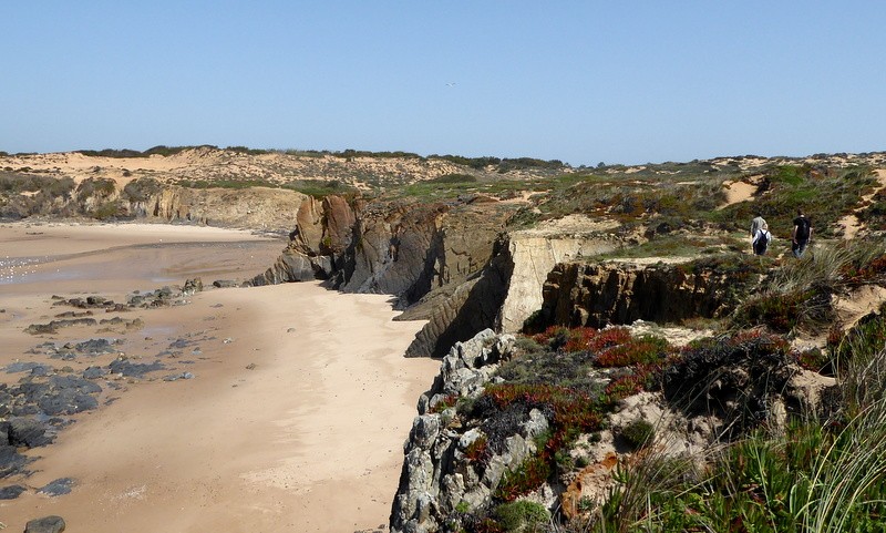 wandelen langs de kust van Alentejo, Portugal