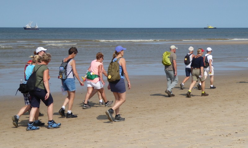 wandel4daagse strand Egmond