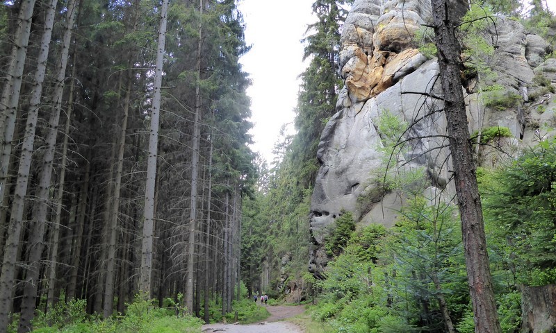 Wandelen nabij Teplice