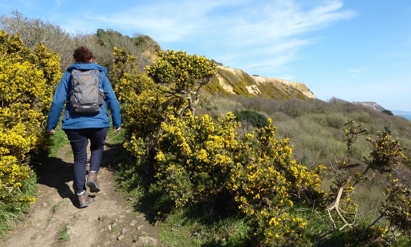 Stonebarrow Hill, op het South West Coast Path