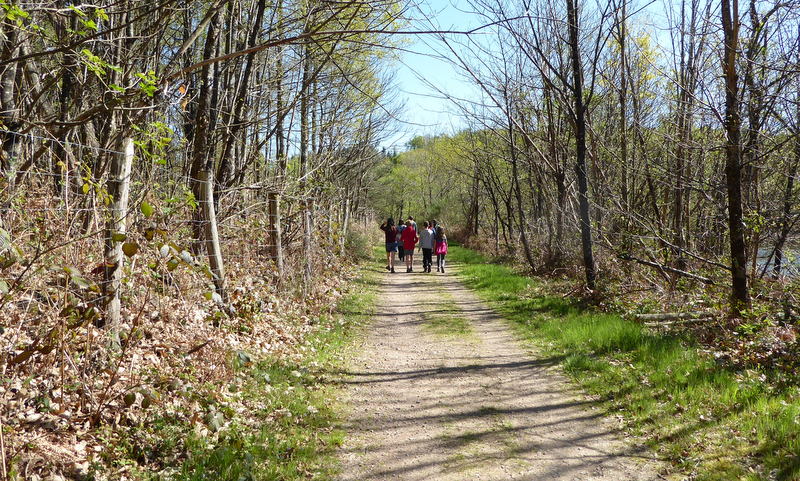 wandelen rond het stuwmeer van Mialet