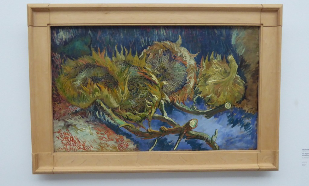 De uitgebloeide zonnebloemen van Van Gogh