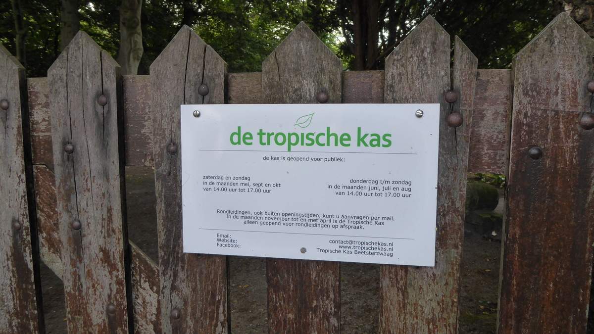 Lanterfanten in Beetsterzwaag - openingtijden Tropische Kas