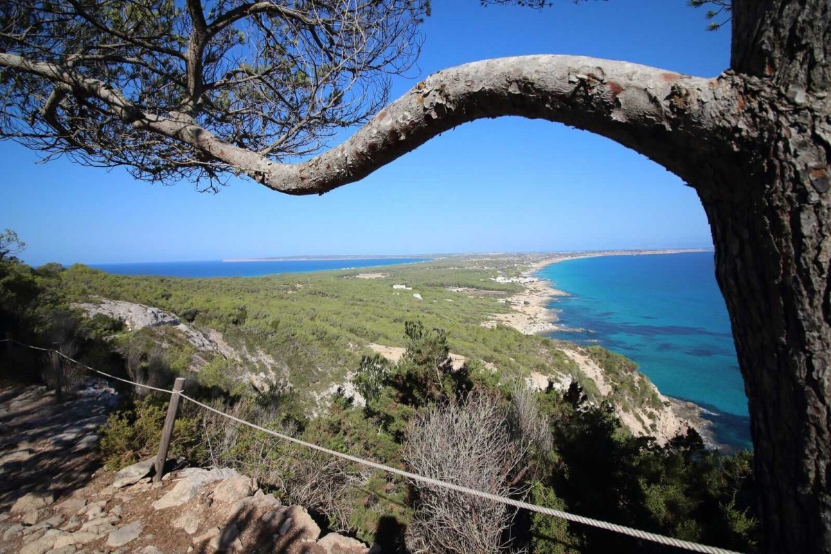 Wandelen op Formentera - view