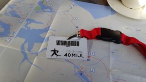 40Mijl midzomernachtwandeling - scanpas en routekaart