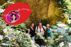 Volg de rode schoentjes