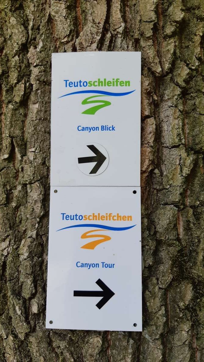 Canyon Blick & Canyon Tour - schildjes