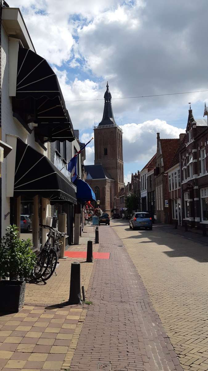 Christoffelpad - Blik op de grote Kerk van Hasselt