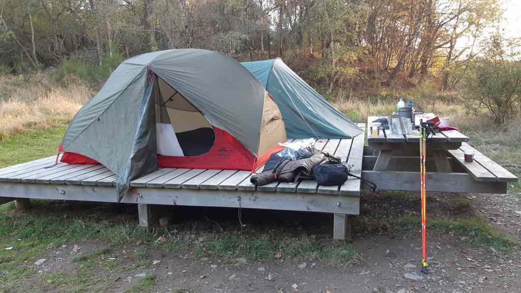 Eifelsteig Etappe 4 - Naturlagerplatz - paalkamperen