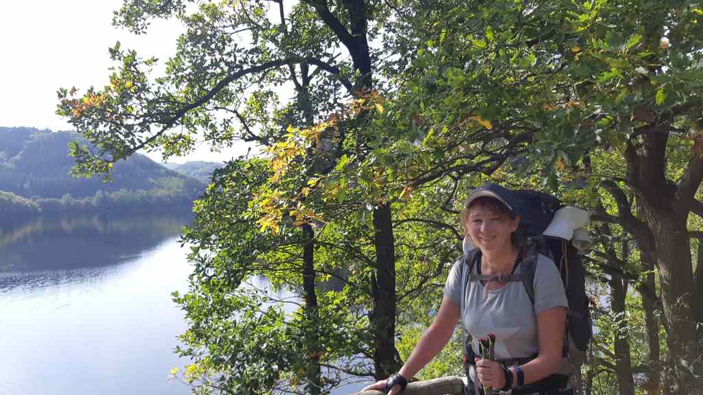 Eifelsteig Etappe 4 - Obersee - wandelvrouw