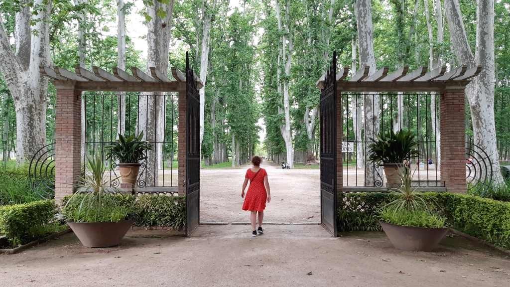het Parc Devesa - Wandelvrouw