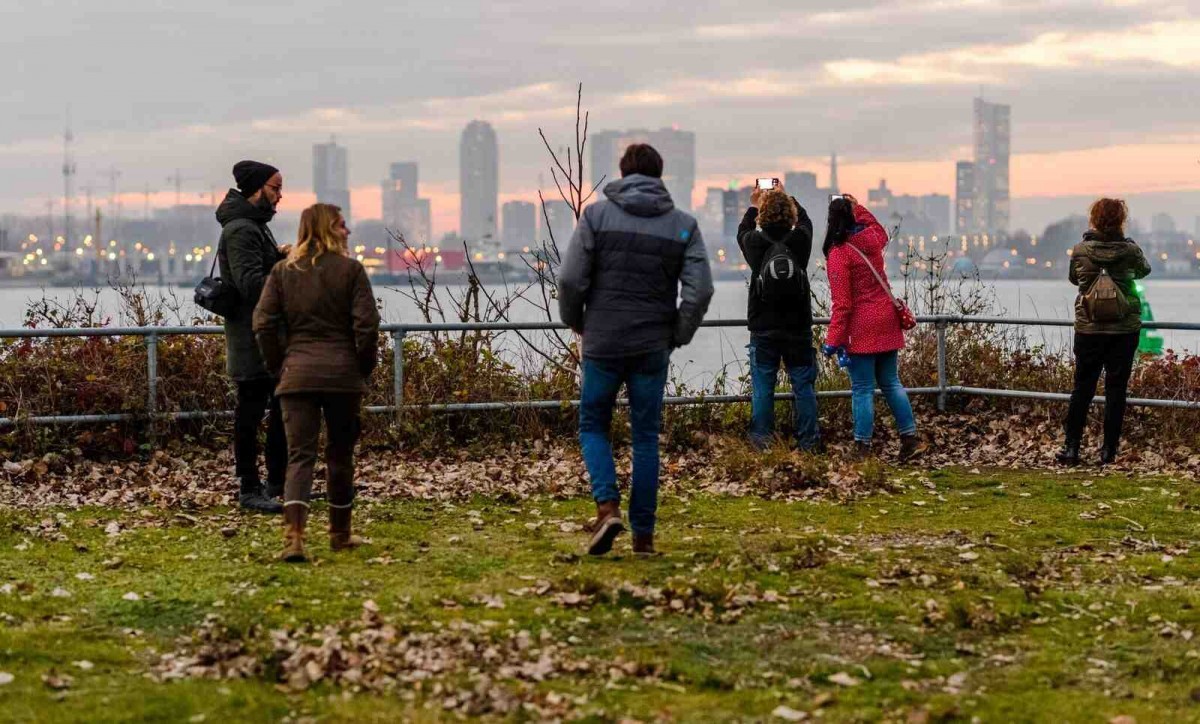 fotograferen van de Skyline Rotterdam