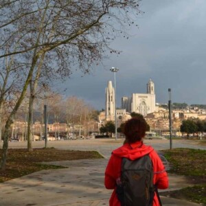 Wandeljaar 2018 - februari - Girona -Wandelvrouw