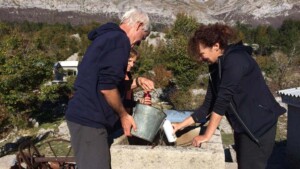 Vers water bij het kerkje van Veliki Rujno