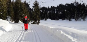 Leren langlaufen op de panoramaloipe Kristberg