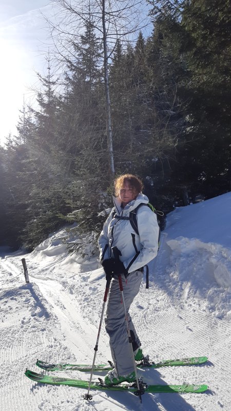 toerskiën - Raurisertal - Wandelvrouw