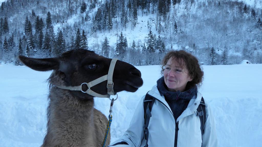 Wandelen met lama's - Wandelvrouw Bregje Schipper