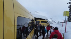 Sneeuwschoenwandeling Silvrettasee - bus