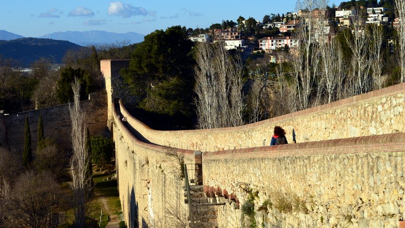 De Vierdaagse van Girona - de stadsmuur
