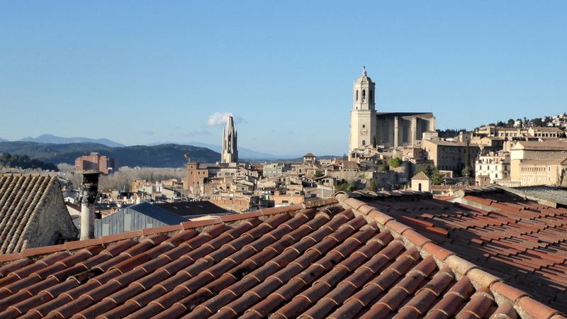 De Vierdaagse van Girona - uitzicht vanaf de muur