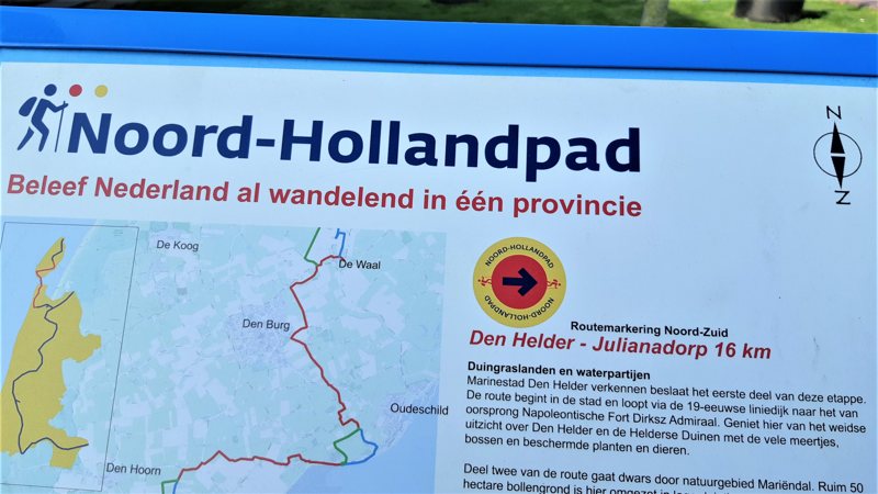 Noord-Hollandpad etappe 3: Wandelen van Den Helder NS naar Julianadorp