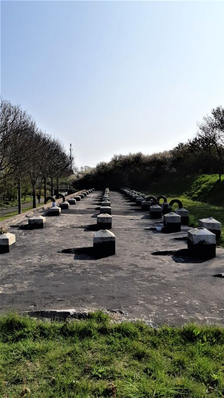 dak van een bunker in Den Helder