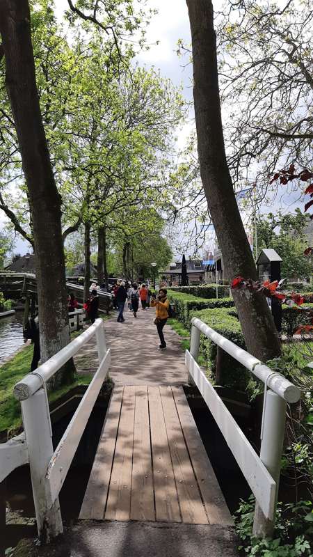 Chinese Toeristen in Giethoorn