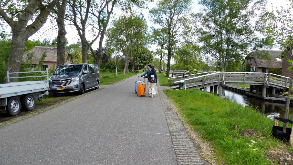 Chinese Toeristen in Giethoorn