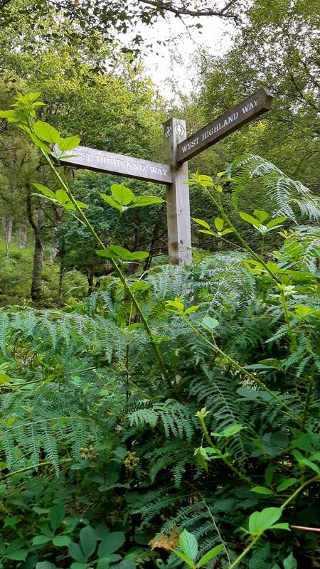 Routemarkering West Highland Way