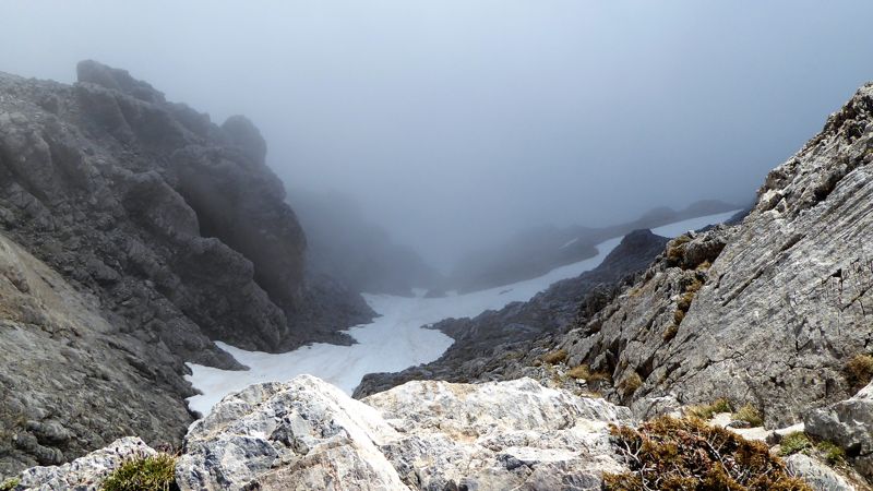 Mount Olympus - slecht weer