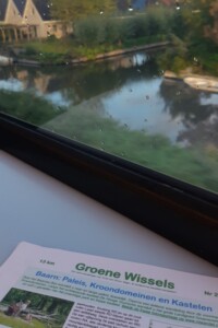 Groene Wissels Baarn - in de trein