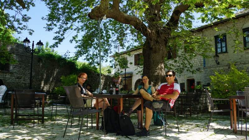Outdoorbloggers in Monodendri - Griekenland