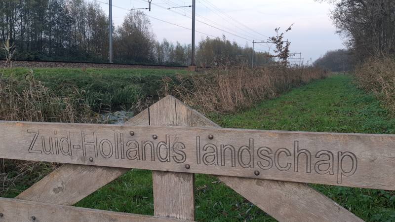 Zuidhollands Landschap op hek