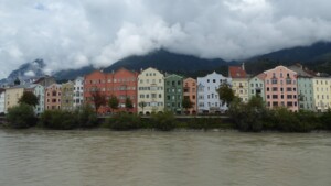 Innsbruck huizen bij Inn