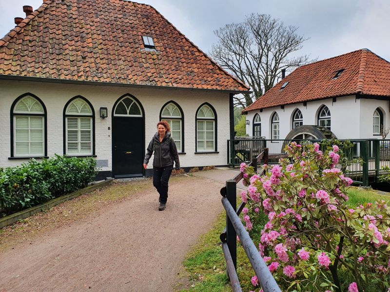 Dubbele watermolen langs de Slinge