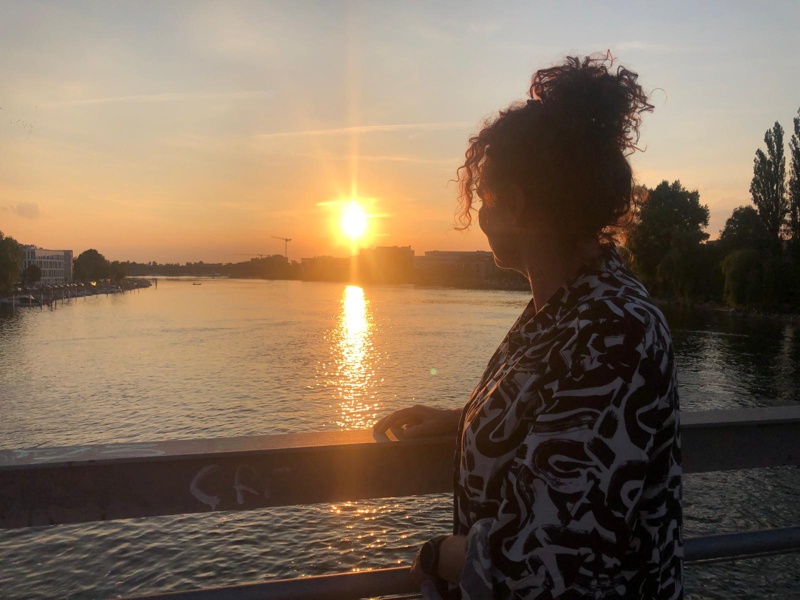 zonsondergang Konstanz