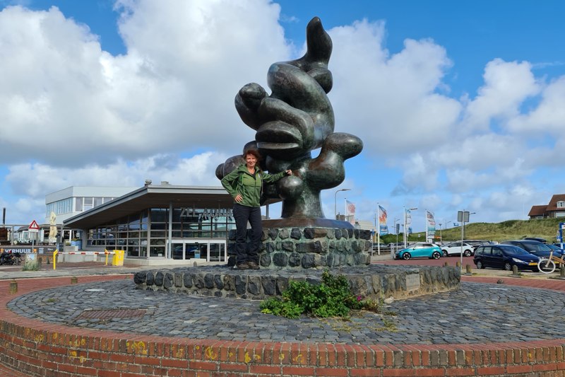 Rotonde Bergen aan Zee - start Trekvogelpad