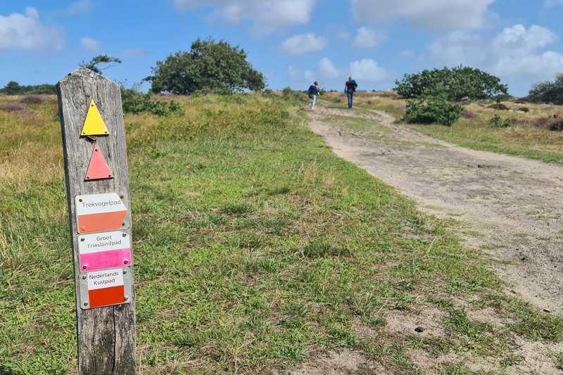 Lange afstand wandelpad Het Trekvogelpad