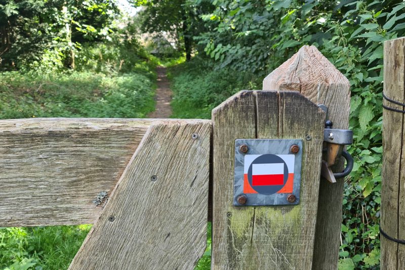 Lange afstand wandelpad Het Trekvogelpad