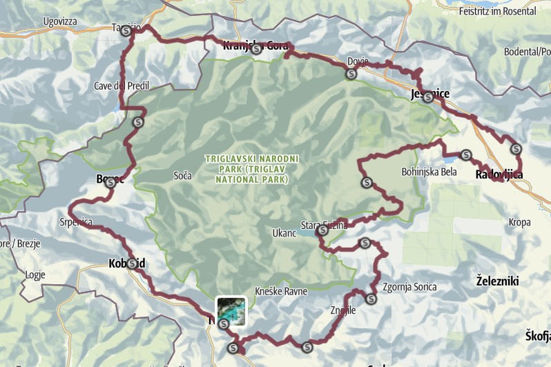 Juliana Trail kaart