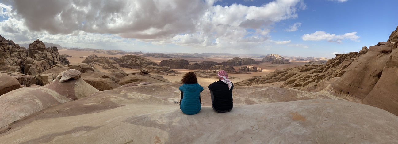 Jordanië Wadi Rum uitzicht