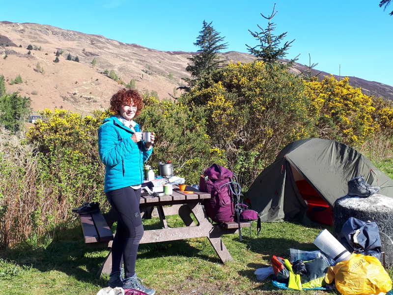 Summit tights in Schotland