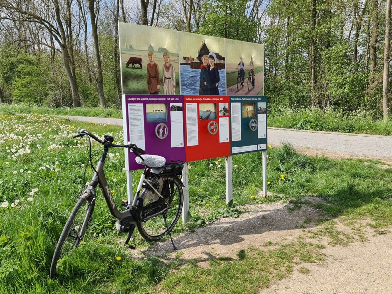 Wandelen en fietsen op Schokland