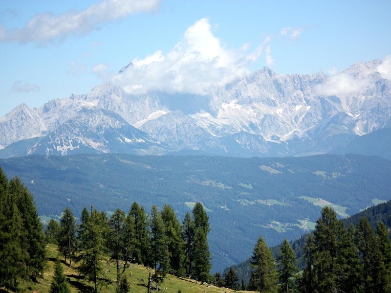 Wandelen in Flachau in de bergen