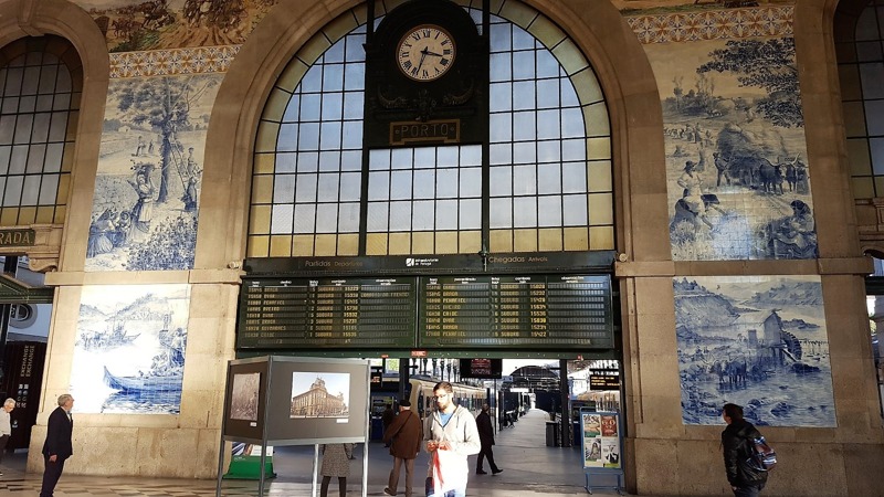 treinstation São Bento in Porto