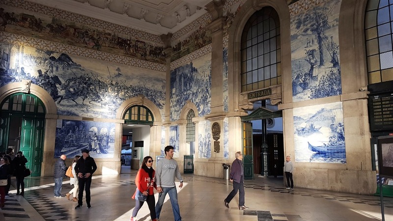 treinstation São Bento in Porto