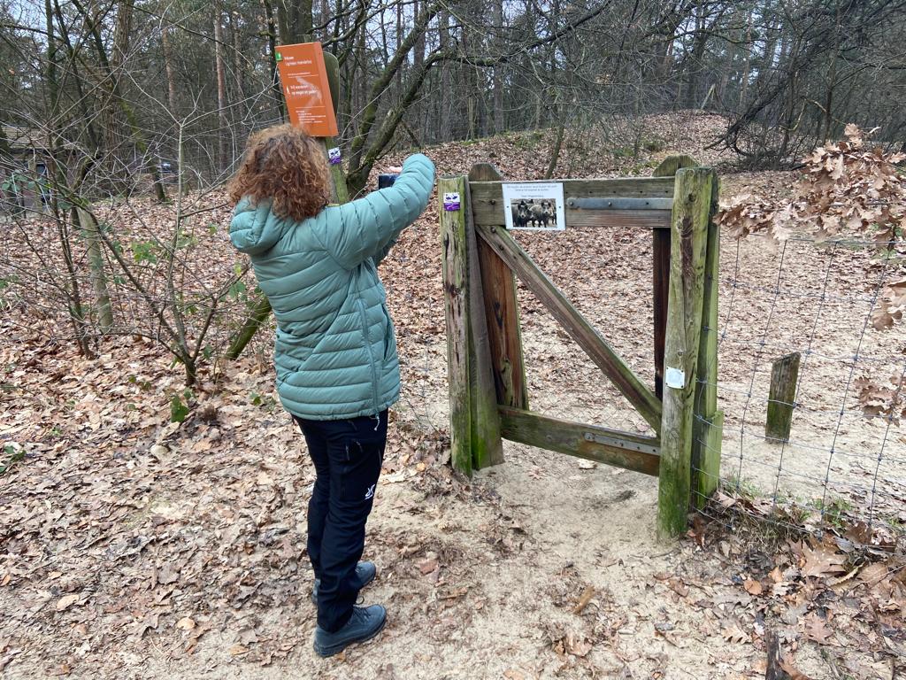 Klaphek, start route Het Plaggenstekerspad.