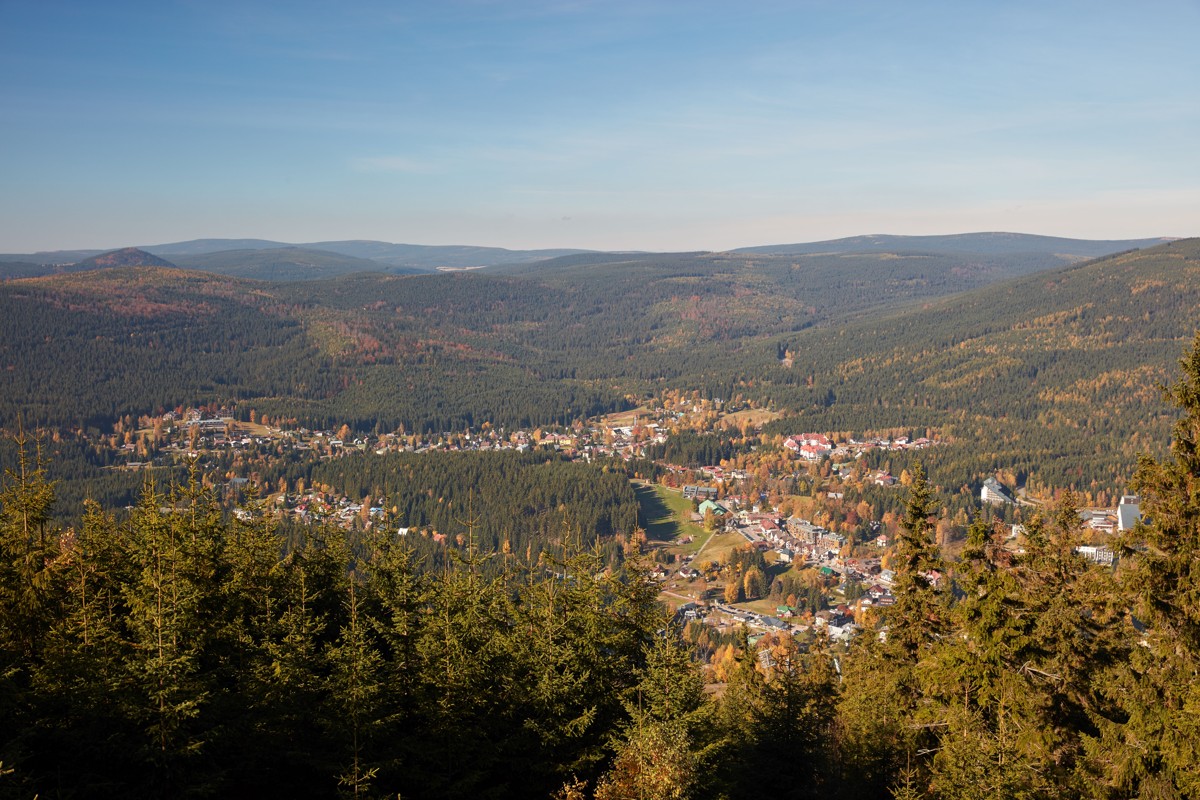 view over Harrachov