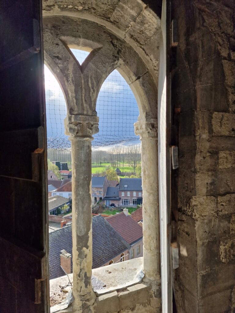 Uitzicht Sint-Leonarduskerk in Zoutleeuw